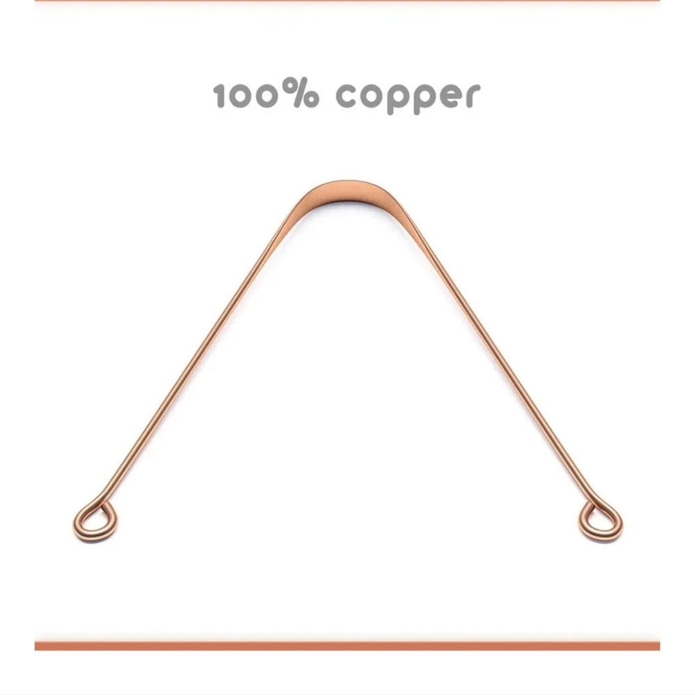 🎁🆓️Gift - New Arista 100% Pure Copper Tongue Scraper Bag